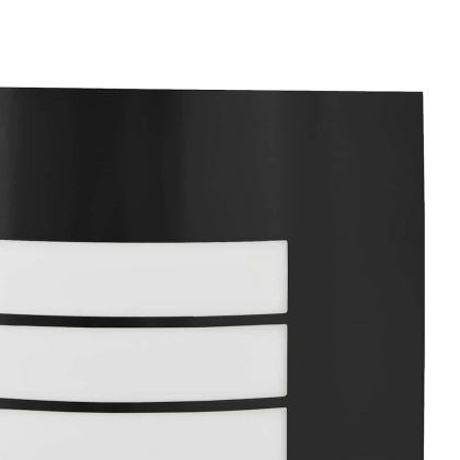 Външни стенни лампи 2 pcs Черно 23.5 x 10.5 x 26 см