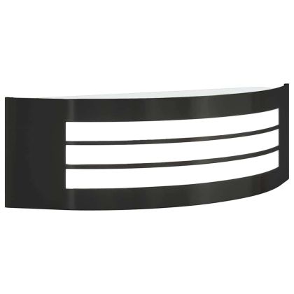 Външни стенни лампи 2 pcs Черно 32 x 10 x 10 см