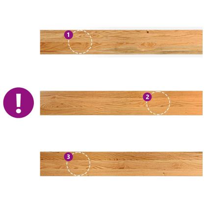 Прозоречни первази, 2 бр, светлокафяви, 100x15x2 см, дъб масив