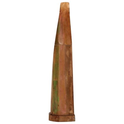 Шкаф тип лодка 39x27x127 см масивно регенерирано дърво