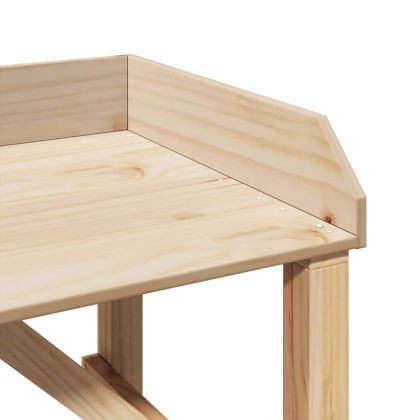 Маса за засаждане с рафт Естествен 75 x 40 x 90 см