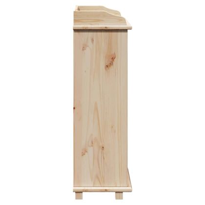 Винен рафт Кафяво 90 x 60 x 30 см Здрава борова дървесина