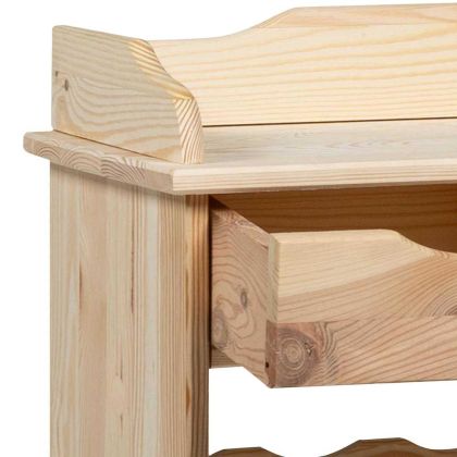 Винен рафт Кафяво 90 x 60 x 30 см Здрава борова дървесина