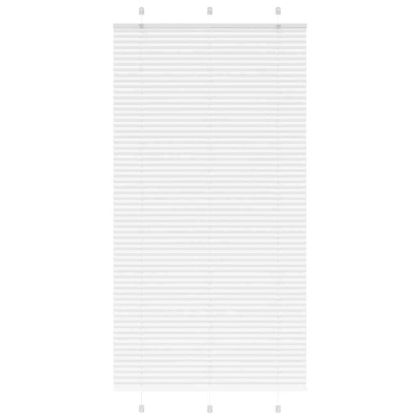Плисирана щора Бяла 110x200 cm Ширина на плата 109,4 cm