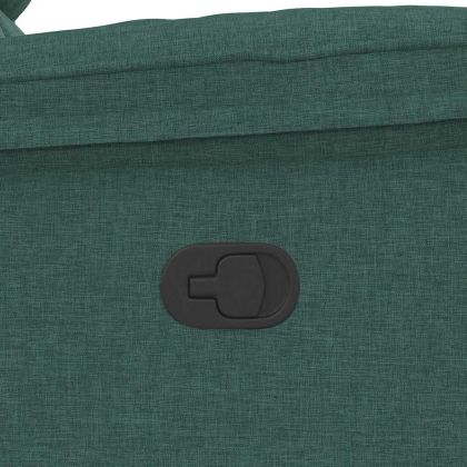 Масажен наклоняем стол, тъмнозелен, текстил