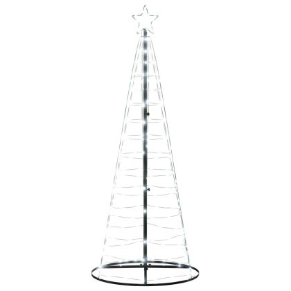 LED коледна елха 200 светодиода студено бяло 182 см