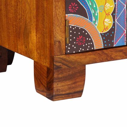 Шкаф за обувки със съхранение с врата Кафяво 90 x 35 x 55 см