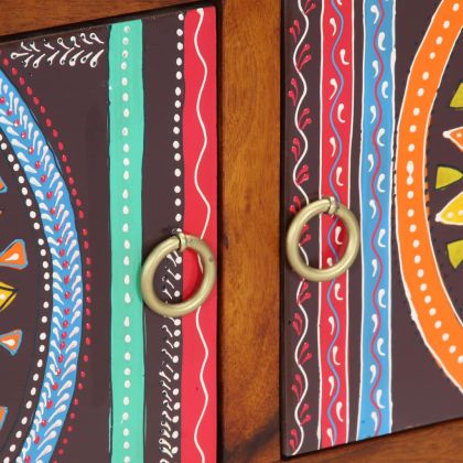 Шкаф за обувки със съхранение Многоцветен 90 x 35 x 40 см