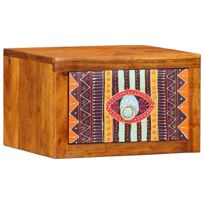 Нощен шкаф 2 pcs Кафяво 35 x 30 x 22 см Акациево дърво масив