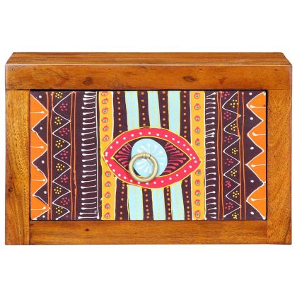 Нощен шкаф 2 pcs Кафяво 35 x 30 x 22 см Акациево дърво масив