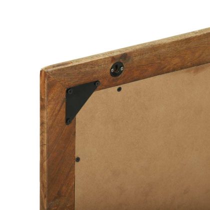 Огледало за баня Кафяво Кабина дърво от повторна употреба