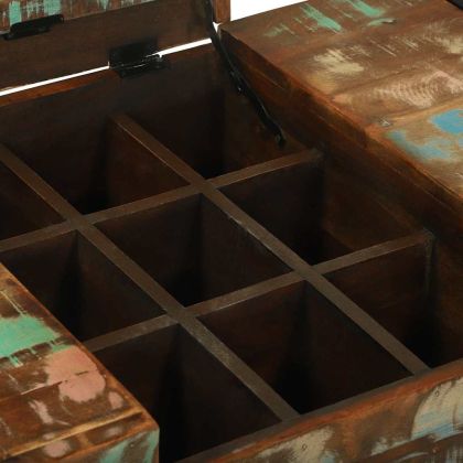 Маси за тоалет Многоцветен Масивна регенерирана дървесина