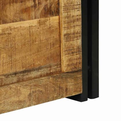 Кутия за съхранение 40 x 40 x 40 cm мангово дърво масив