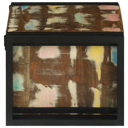 Винен рафт 46 x 35 x 27.5 см Масивна регенерирана дървесина