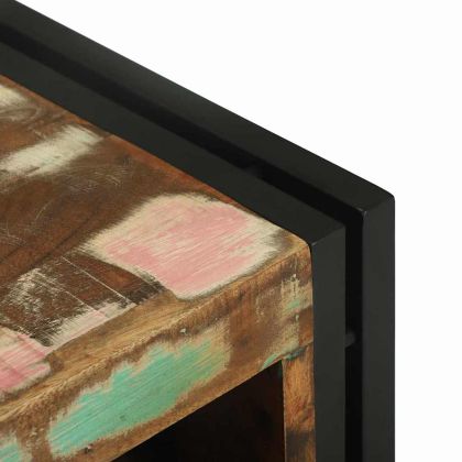 Винен рафт 46 x 35 x 27.5 см Масивна регенерирана дървесина