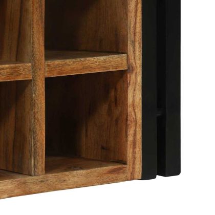 Винен рафт 46 x 35 x 27.5 см Масивна акациева дървесина