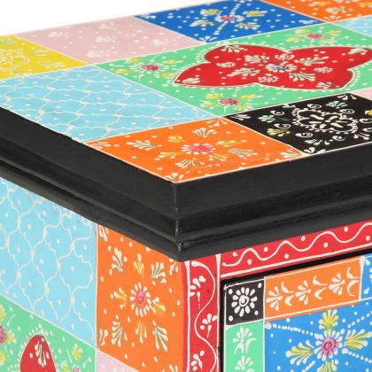 Нощен шкаф с чекмедже 2 pcs Многоцветен 40 x 35 x 45 см