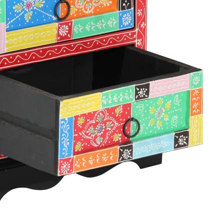 Нощен шкаф с чекмедже 2 pcs Многоцветен 40 x 35 x 45 см