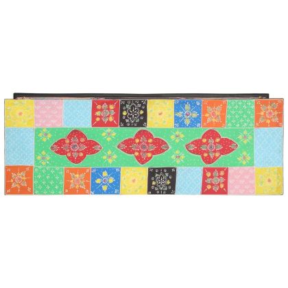 ТВ шкаф Многоцветен 100 x 35 x 50 см Масивна дървесина от манго