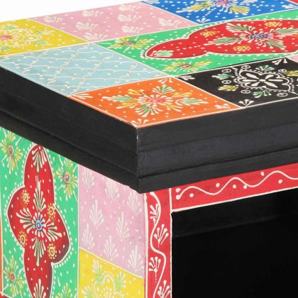 Шкаф за телевизор Многоцветен 100 x 30 x 22 см Инженерно дърво