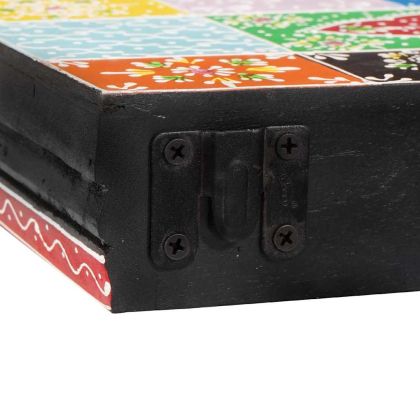 Стенни рафтове с рафт 2 pcs Многоцветен 40 x 20 x 6 cm