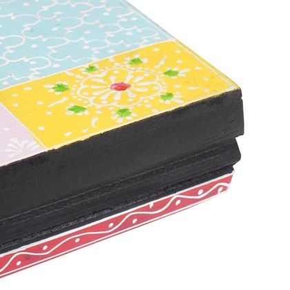 Стенни рафтове с рафт 2 pcs Многоцветен 60 x 20 x 6 cm