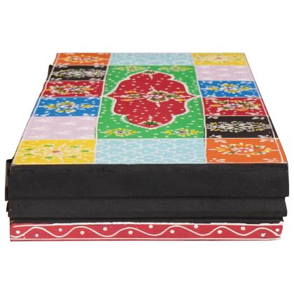 Стенни рафтове с рафт 3 pcs Многоцветен 100 x 20 x 6 cm