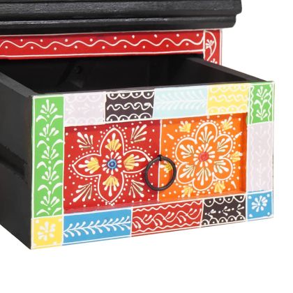 Телевизионен шкаф с чекмедже с рафт Многоцветен 60 x 30 x 24 см