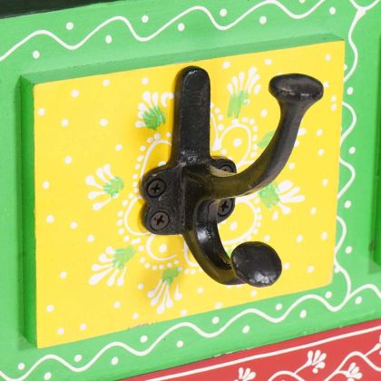 Закачалка за палта Черно 80 x 25 x 2 cm Инженерно дърво