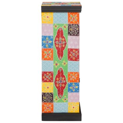 Шкаф с чекмеджета с рафт с врата Многоцветен 30 x 30 x 90 см