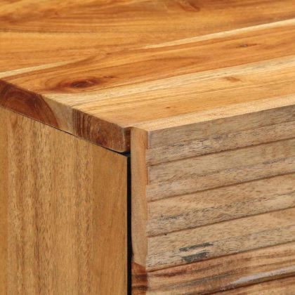 Нощен шкаф Кафяво 50 x 33 x 60 см Масивна акациева дървесина