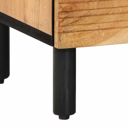 Нощен шкаф Кафяво 50 x 33 x 60 см Акациево дърво масив