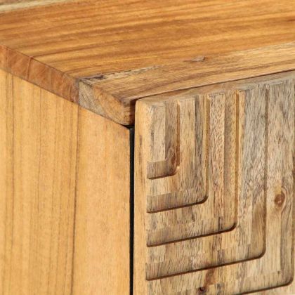 ТВ Единици с чекмедже Солидно акациево дърво 105 x 33,5 x 46 см