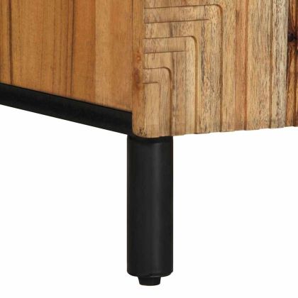 ТВ Единици с чекмедже Солидно акациево дърво 105 x 33,5 x 46 см