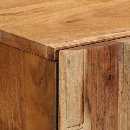 Висок шкаф Естествен 60 x 33,5 x 100 см Солидно акациево дърво