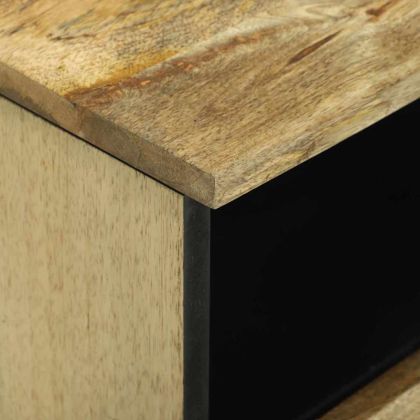 Нощен шкаф Кафяво 40 x 33 x 46 см Масивна акациева дървесина