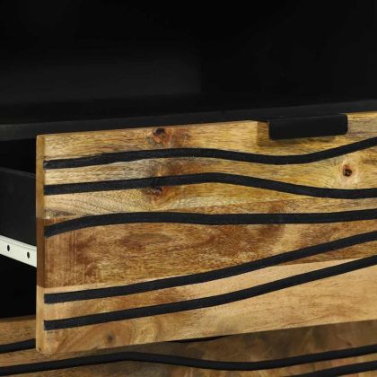 Нощен шкаф Кафяво 50 x 33 x 62 см Масивна акациева дървесина