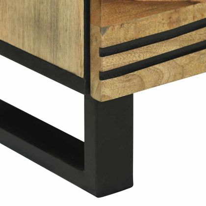 Нощен шкаф Кафяво 50 x 33 x 62 см Масивна акациева дървесина