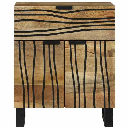 Нощен шкаф Кафяво 50 x 33 x 60 см Масивна акациева дървесина