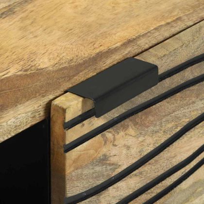 Шкаф Кафяво 80 x 33 x 75 см мангово дърво масив