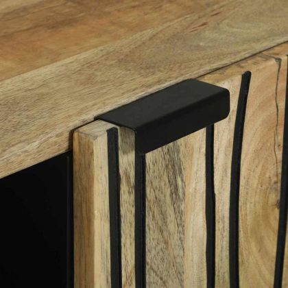 Шкаф Кафяво 90 x 33 x 75 см мангово дърво масив