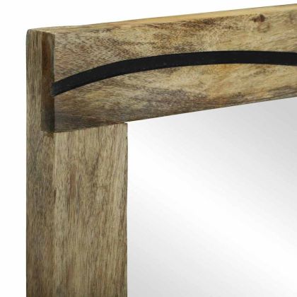 Огледало за баня с огледало Кафяво 70 x 50 x 2,5 см