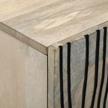 ТВ Единици Бяло 105 x 33 x 46 см Инженерно дърво