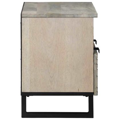 ТВ Единици с чекмедже Бяло 70 x 33 x 46 см Инженерно дърво