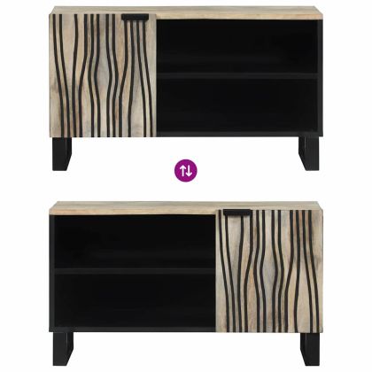 ТВ Единици Бяло 80 x 33 x 46 см Инженерно дърво