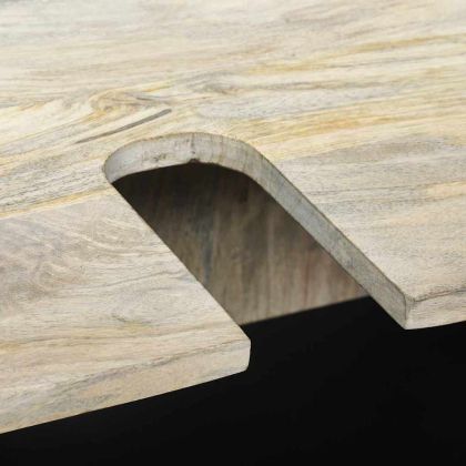 Шкаф за мивка в баня Бяло 62 x 33 x 58 см Инженерно дърво