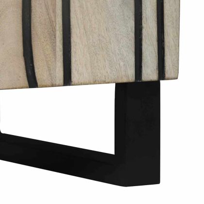 Шкаф за мивка в баня Бяло 38 x 33,5 x 58 см Инженерно дърво