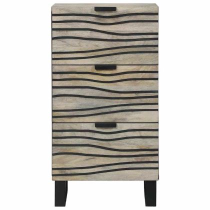 Шкафове и стелажи за съхранение на медии с чекмедже Бял и черен