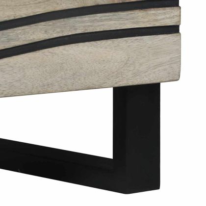 Шкафове и стелажи за съхранение на медии с чекмедже Бял и черен