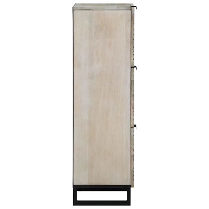 Шкафове и стелажи за съхранение на медии Бял и черен